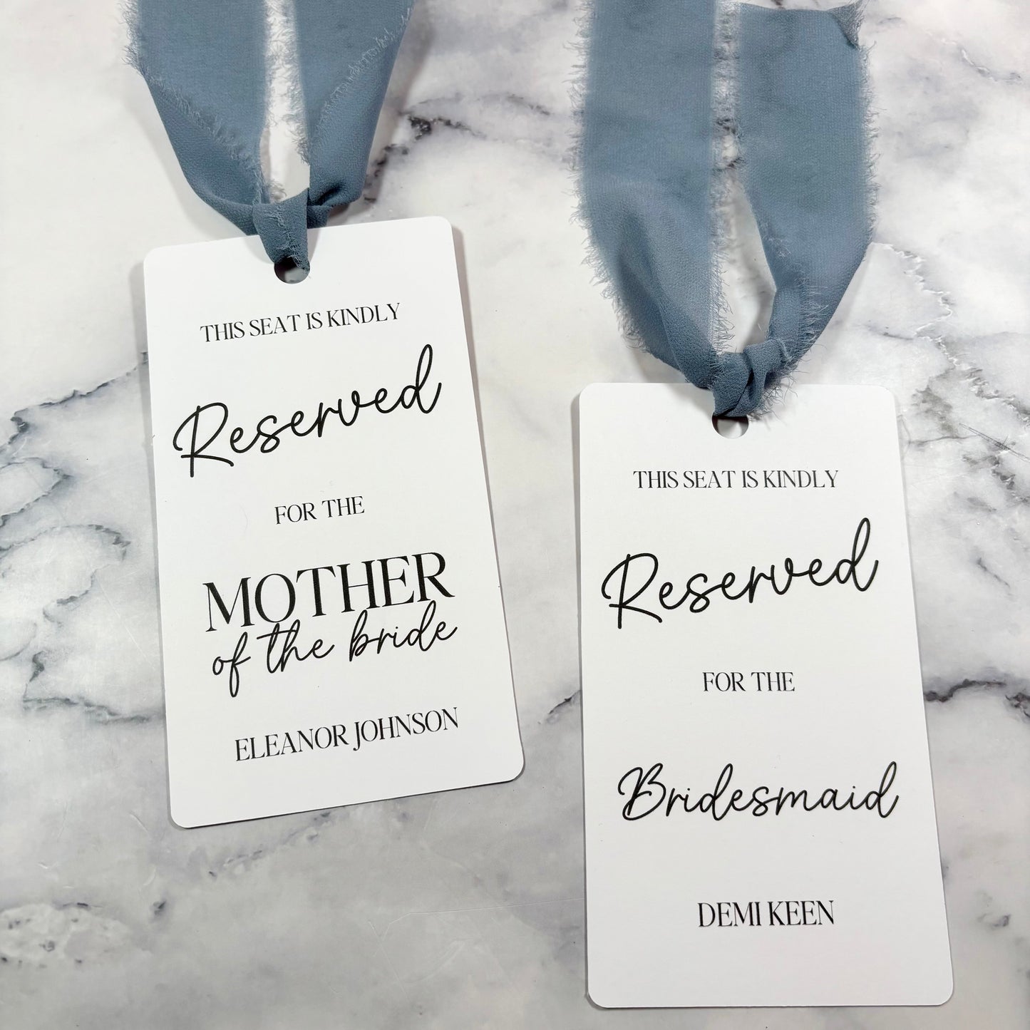 The Graceful Reserved Seat Tag