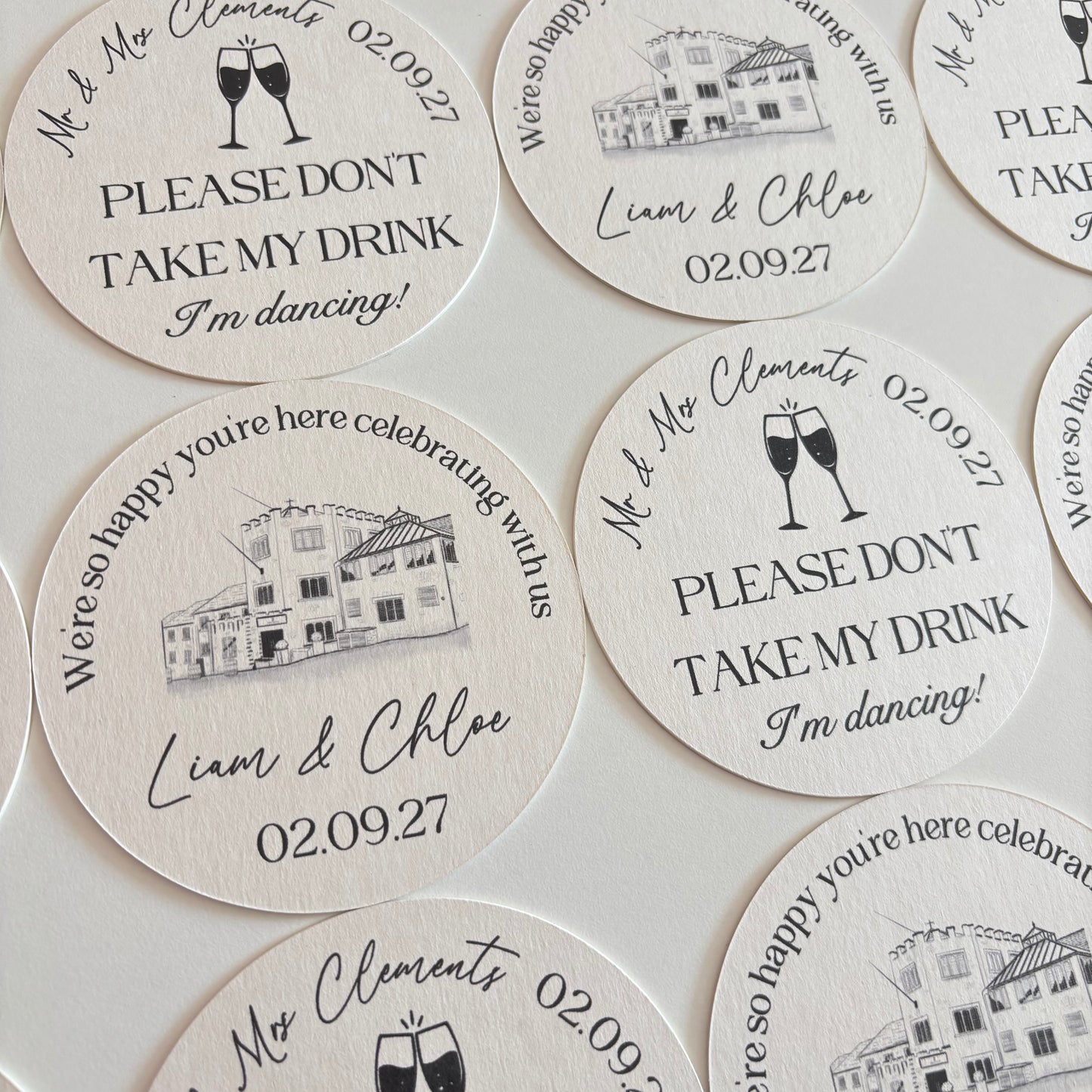Personalised Drink Mat Coasters