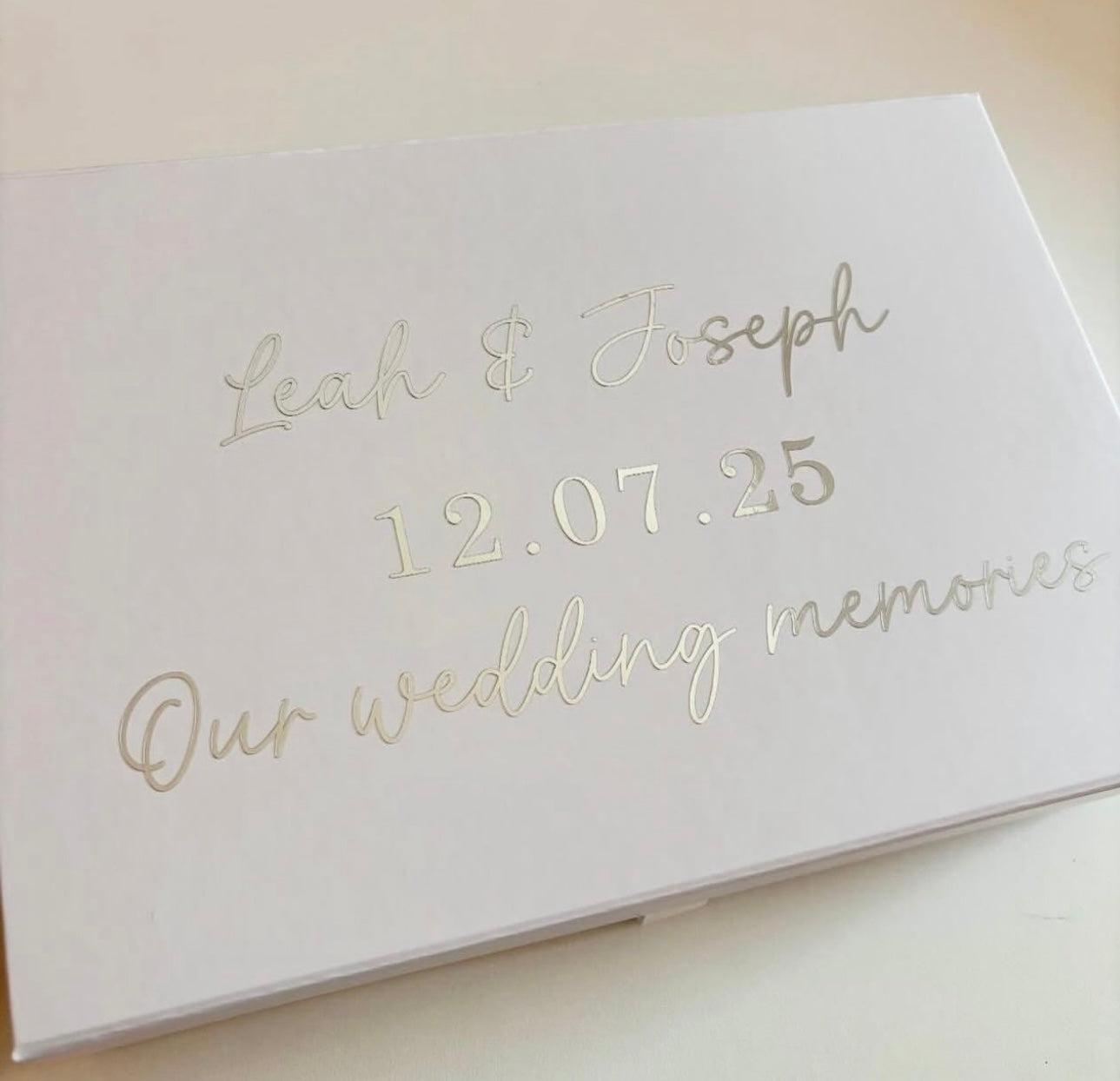 Wedding Keepsake Memory Box