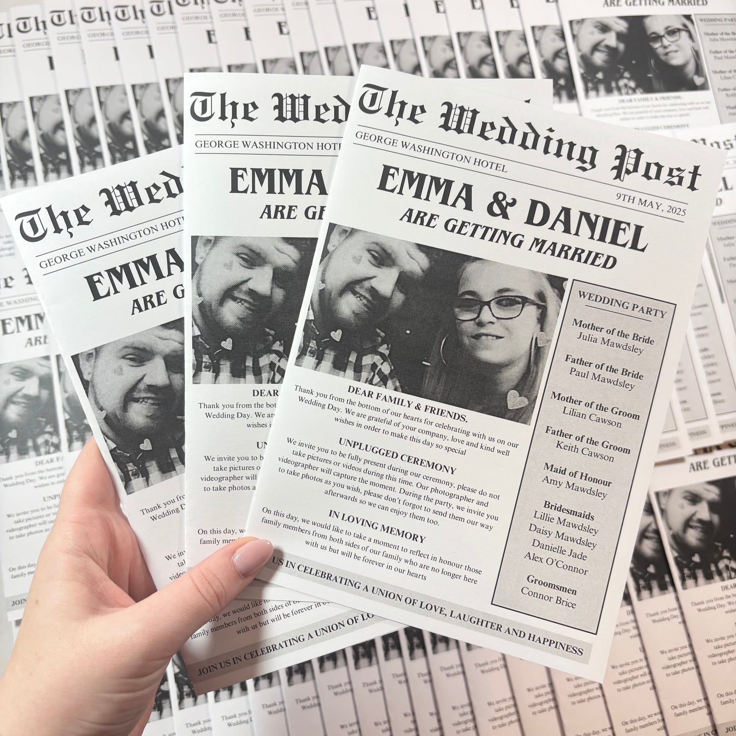 Wedding Newspaper