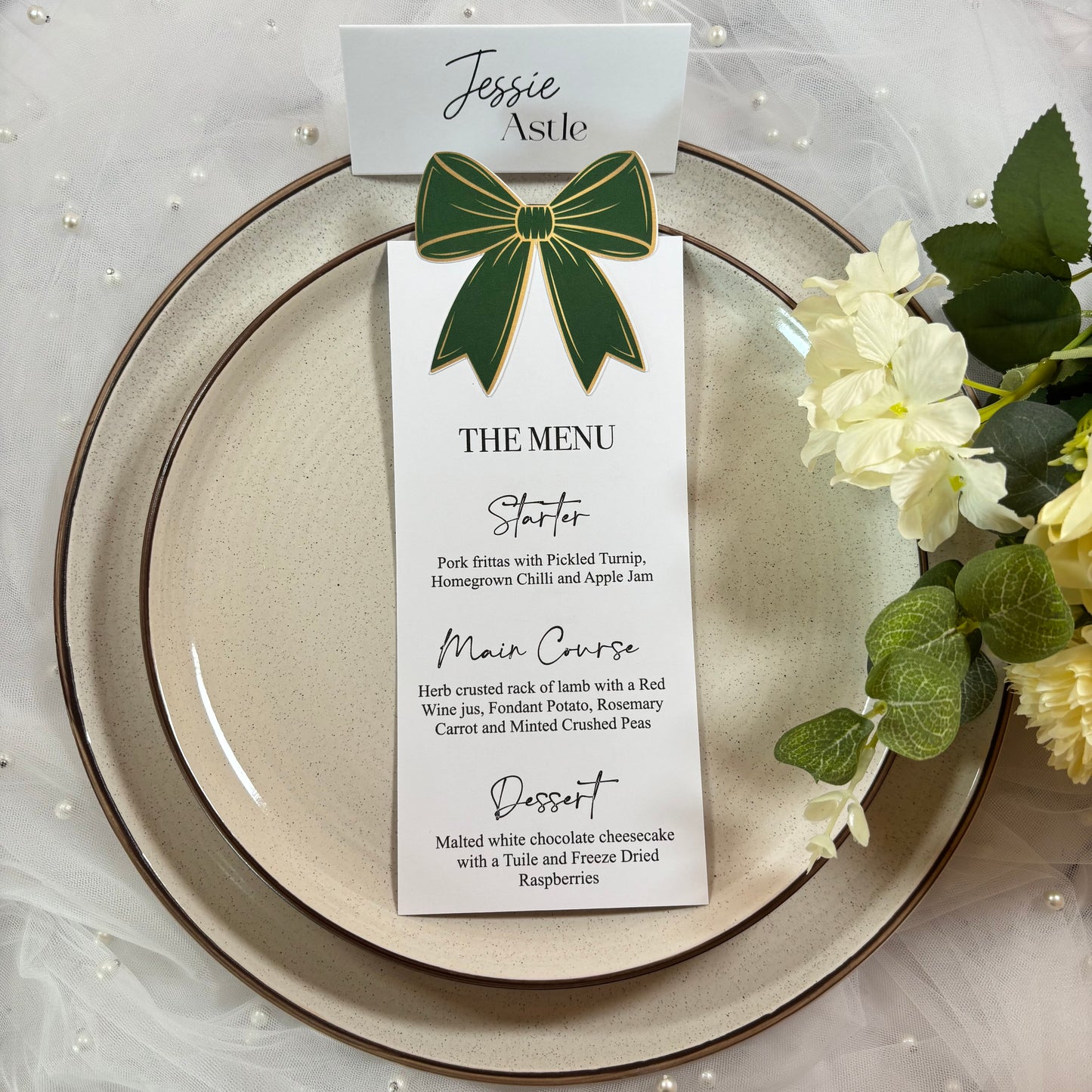 The Statement Bow Menu