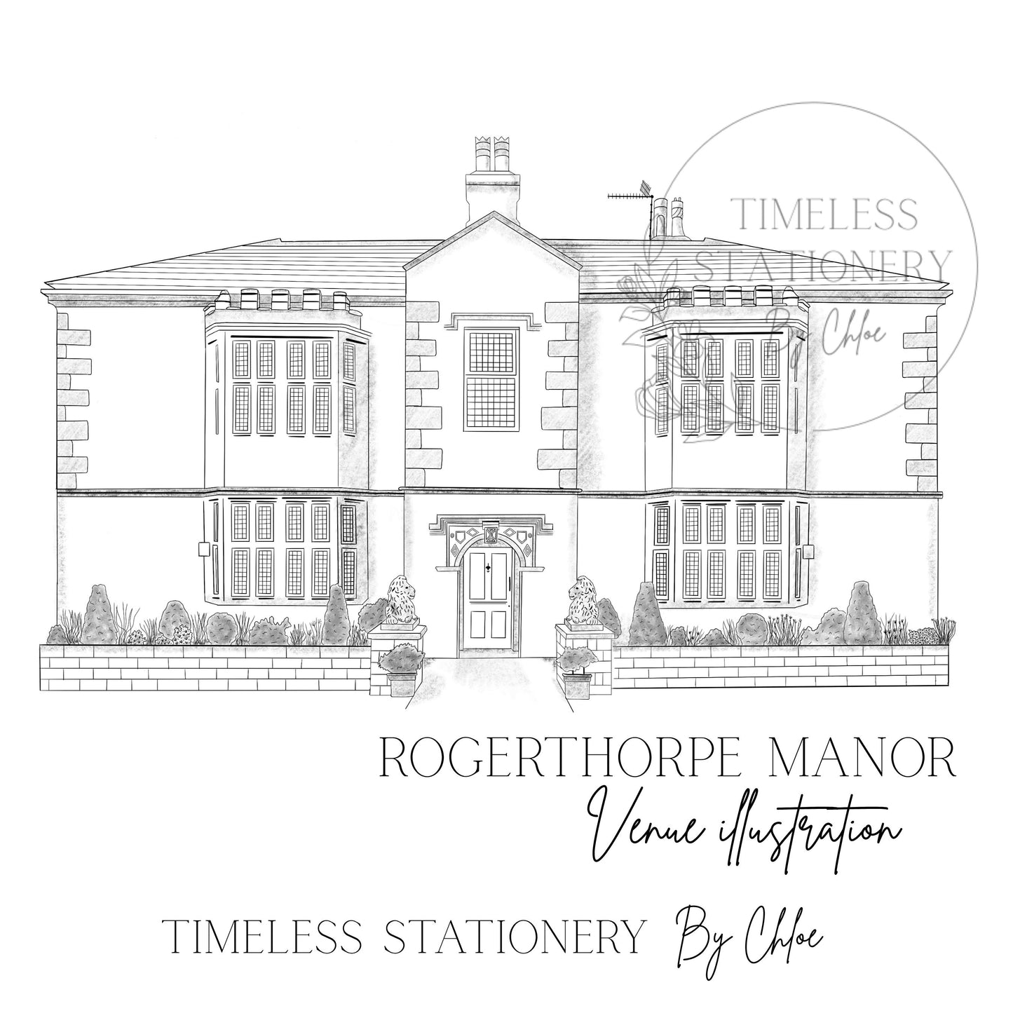 Rogerthorpe Manor Venue Illustration
