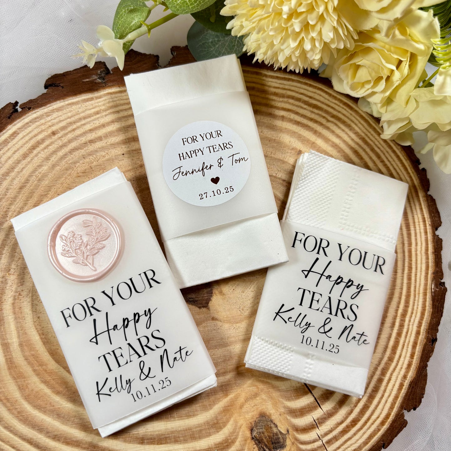 Foiled with Love Tissue Packs