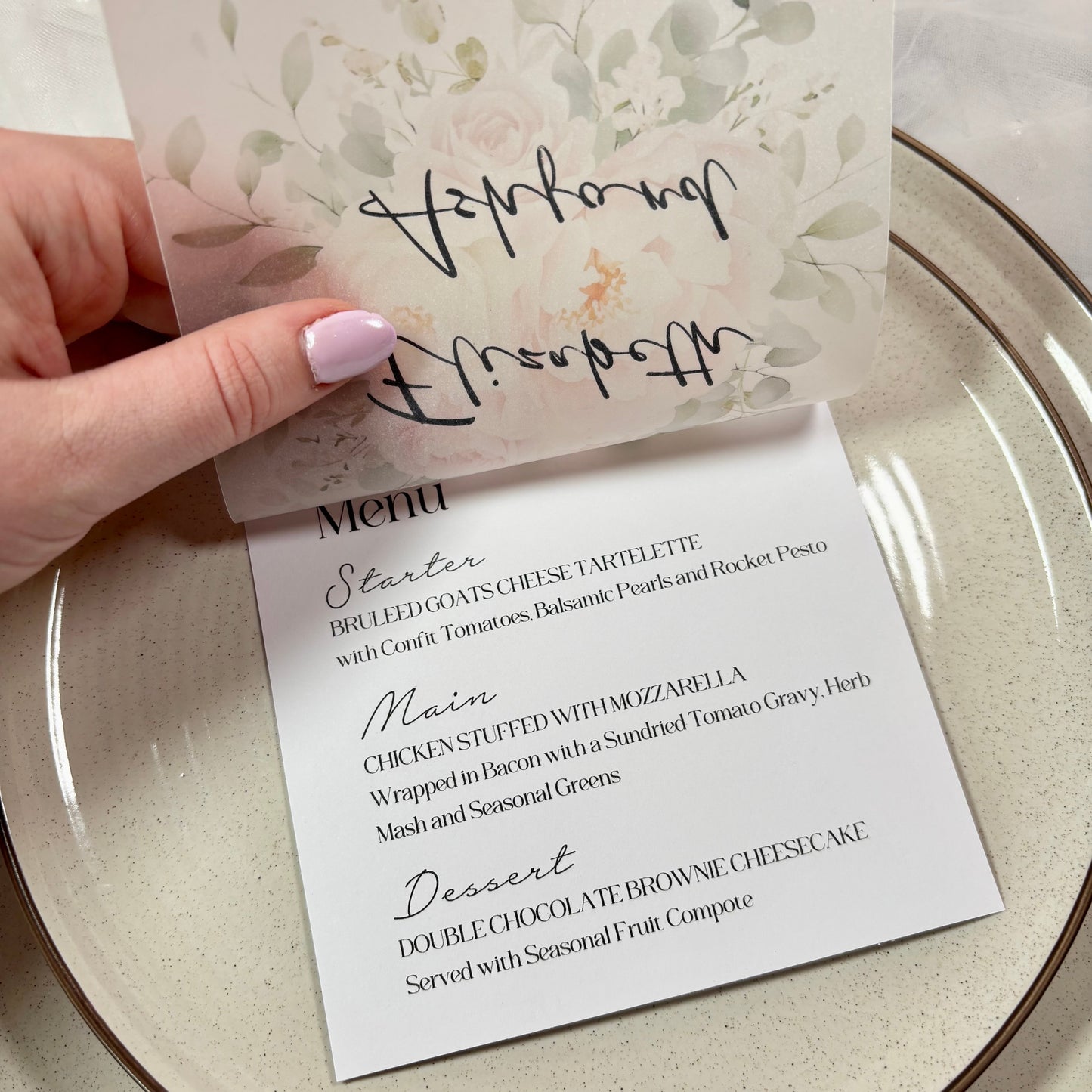 Scripted Petals Menu