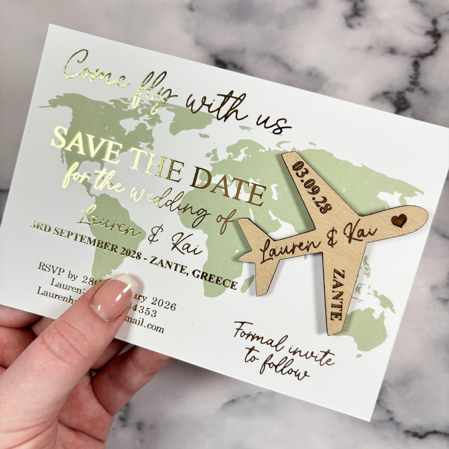 The Destination Keepsake Save the Date