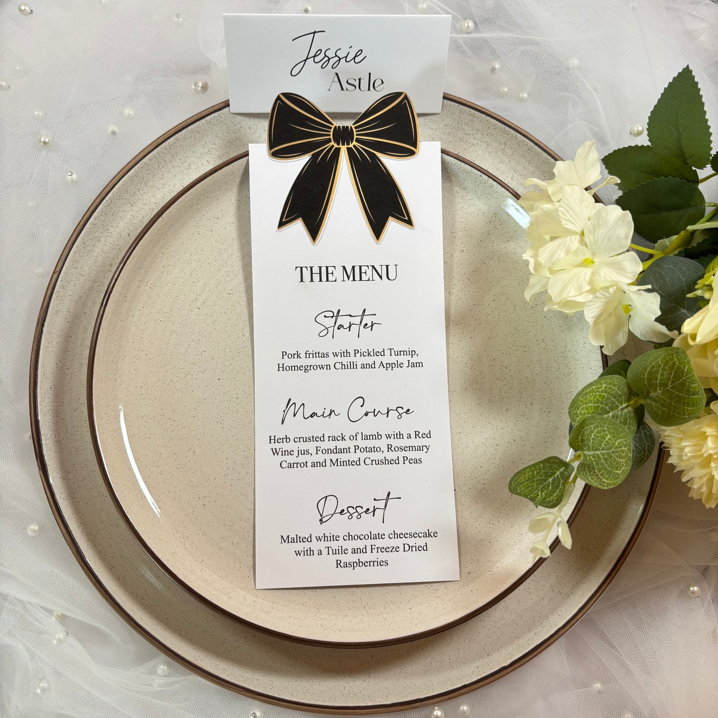 The Statement Bow Menu