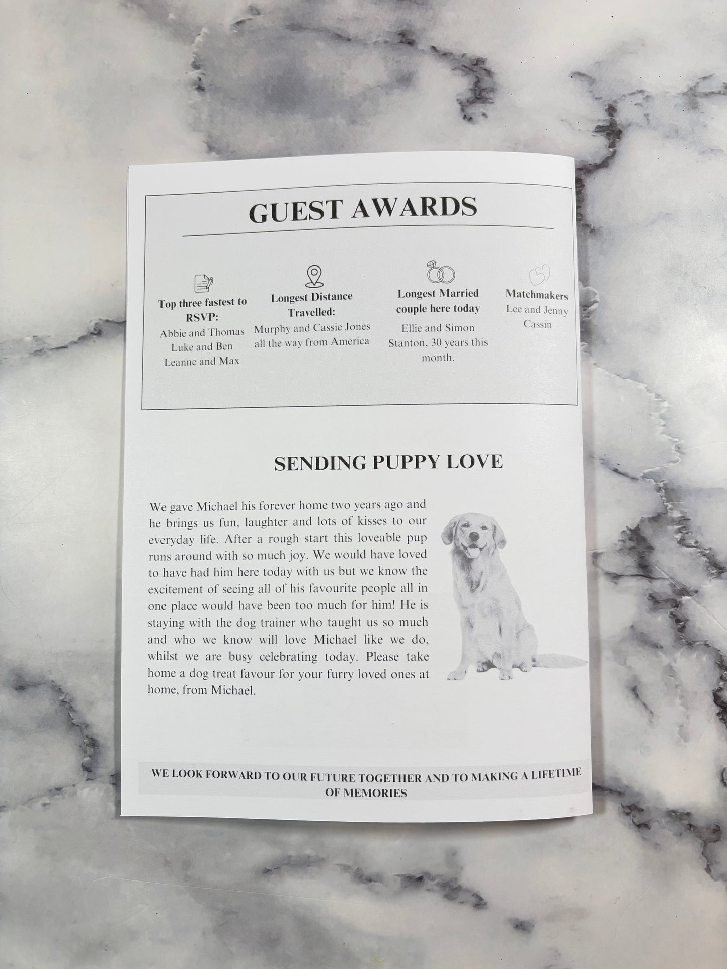 Wedding Newspaper