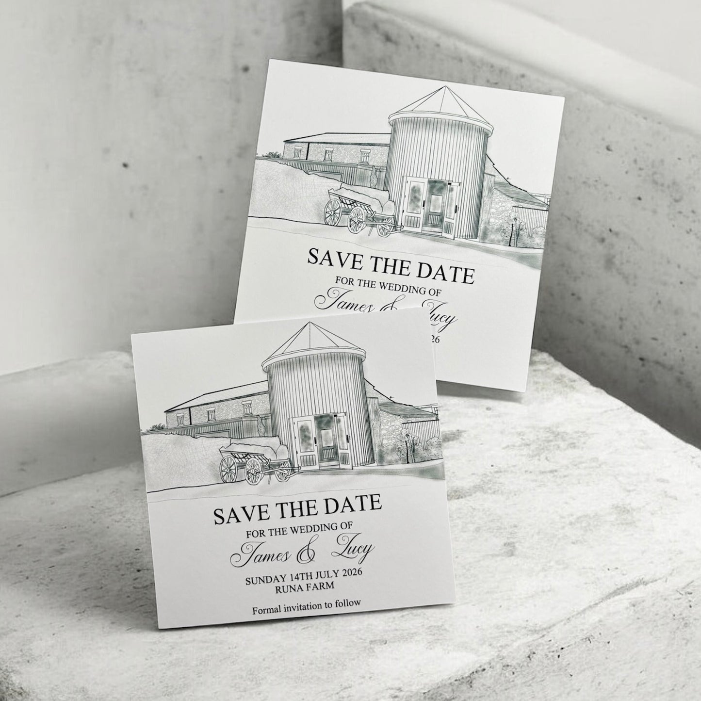 The Illustrated Venue Save the Date