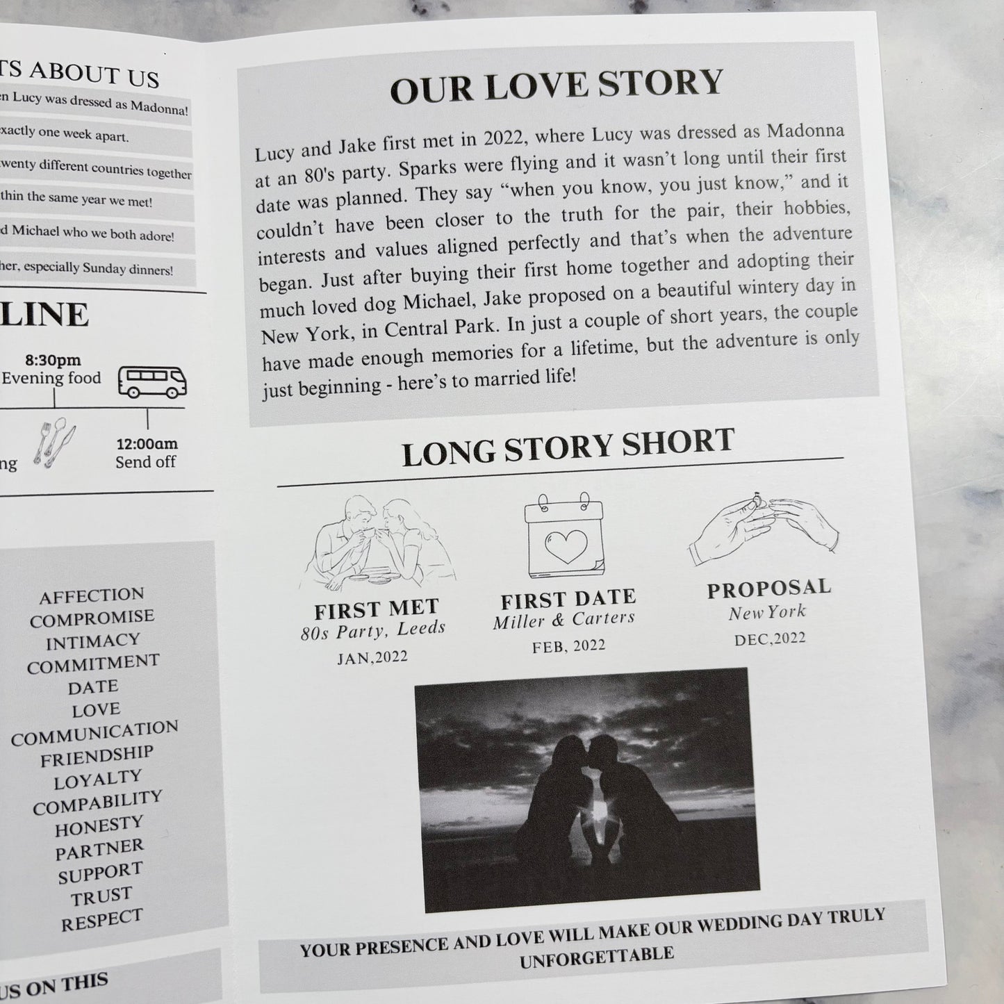 Wedding Newspaper