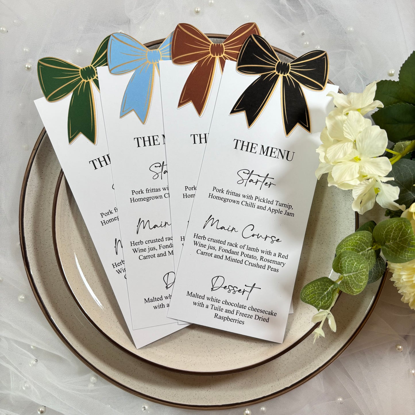 The Statement Bow Menu