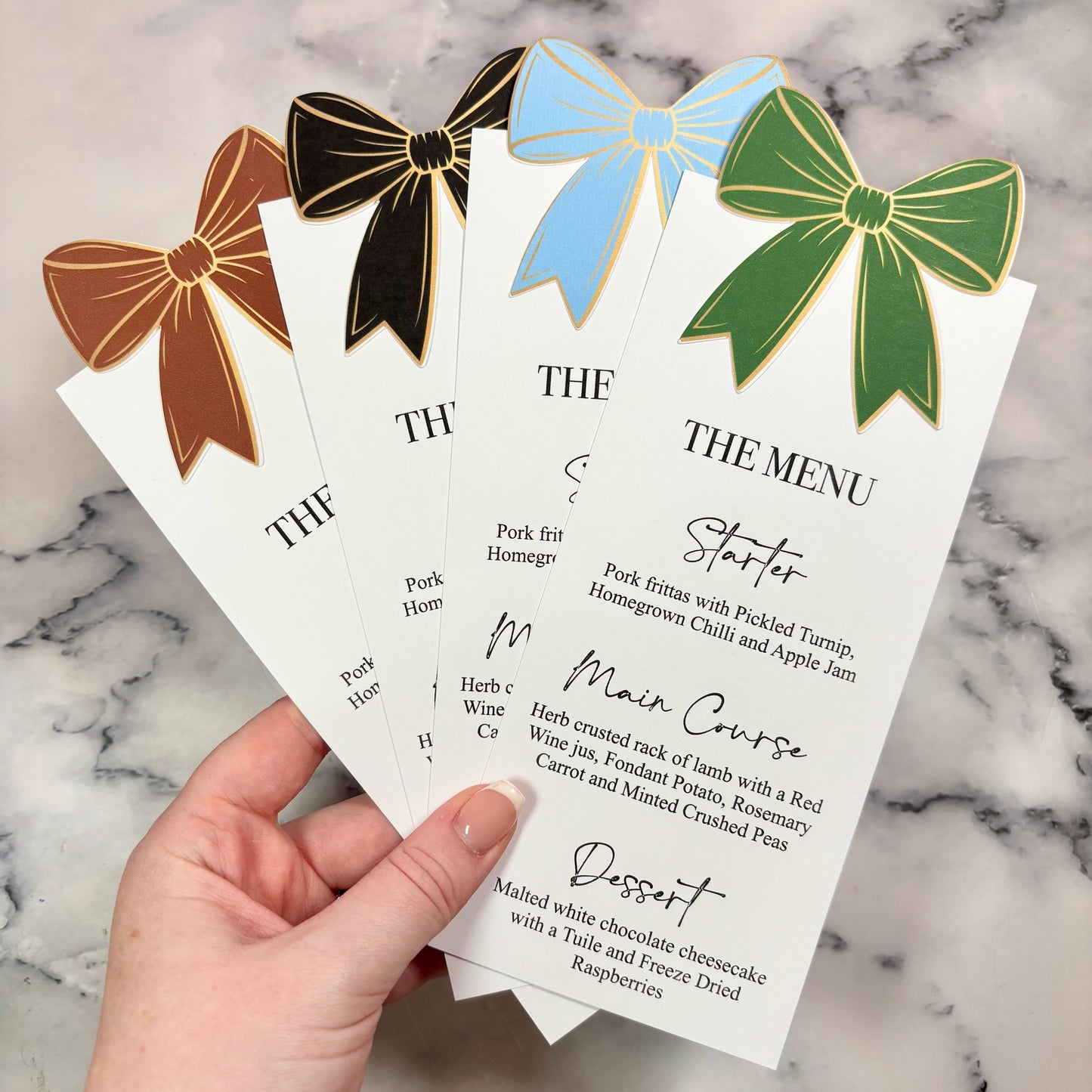 The Statement Bow Menu