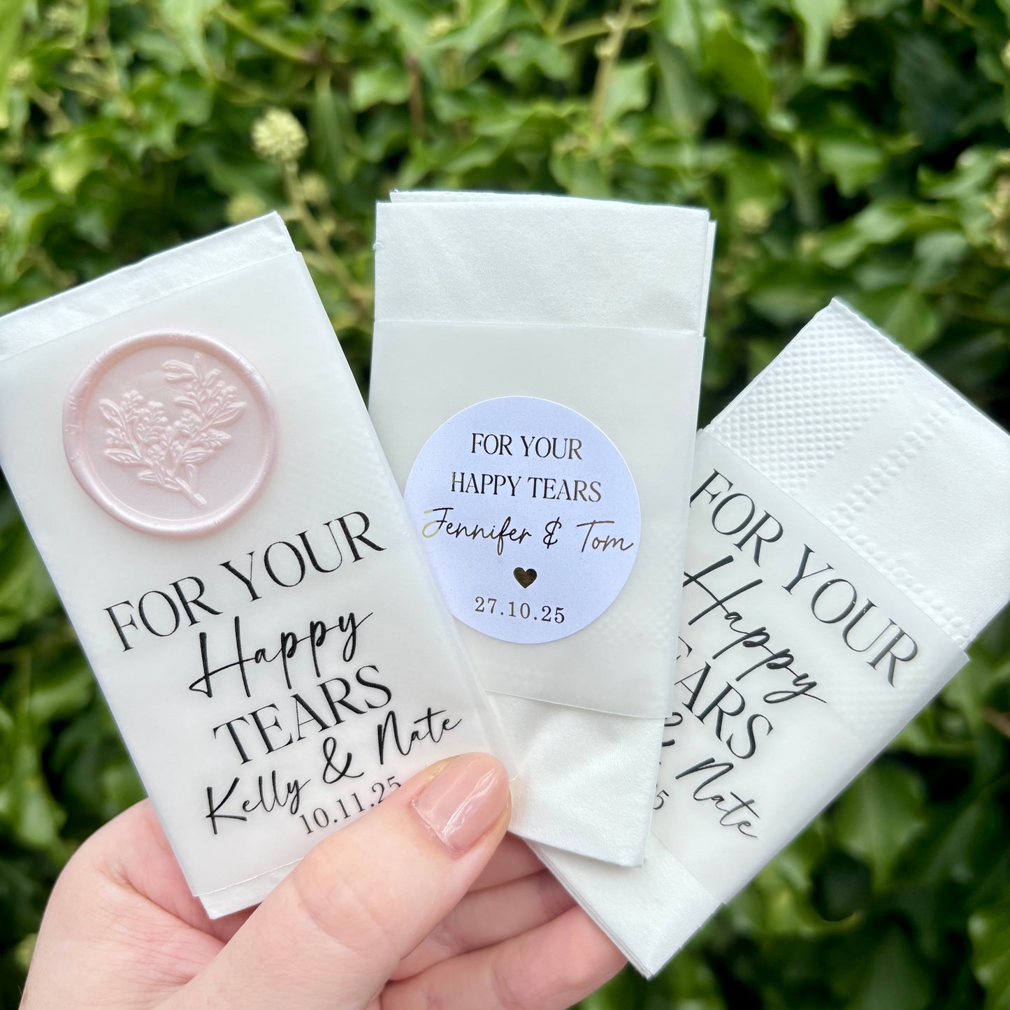 Foiled with Love Tissue Packs