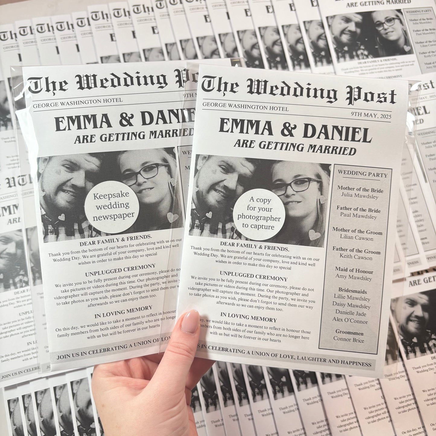 Wedding Newspaper