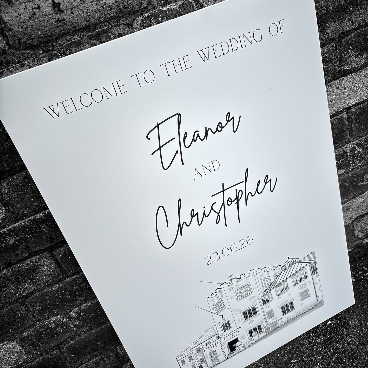Welcome Sign | Large Foam-board Signage