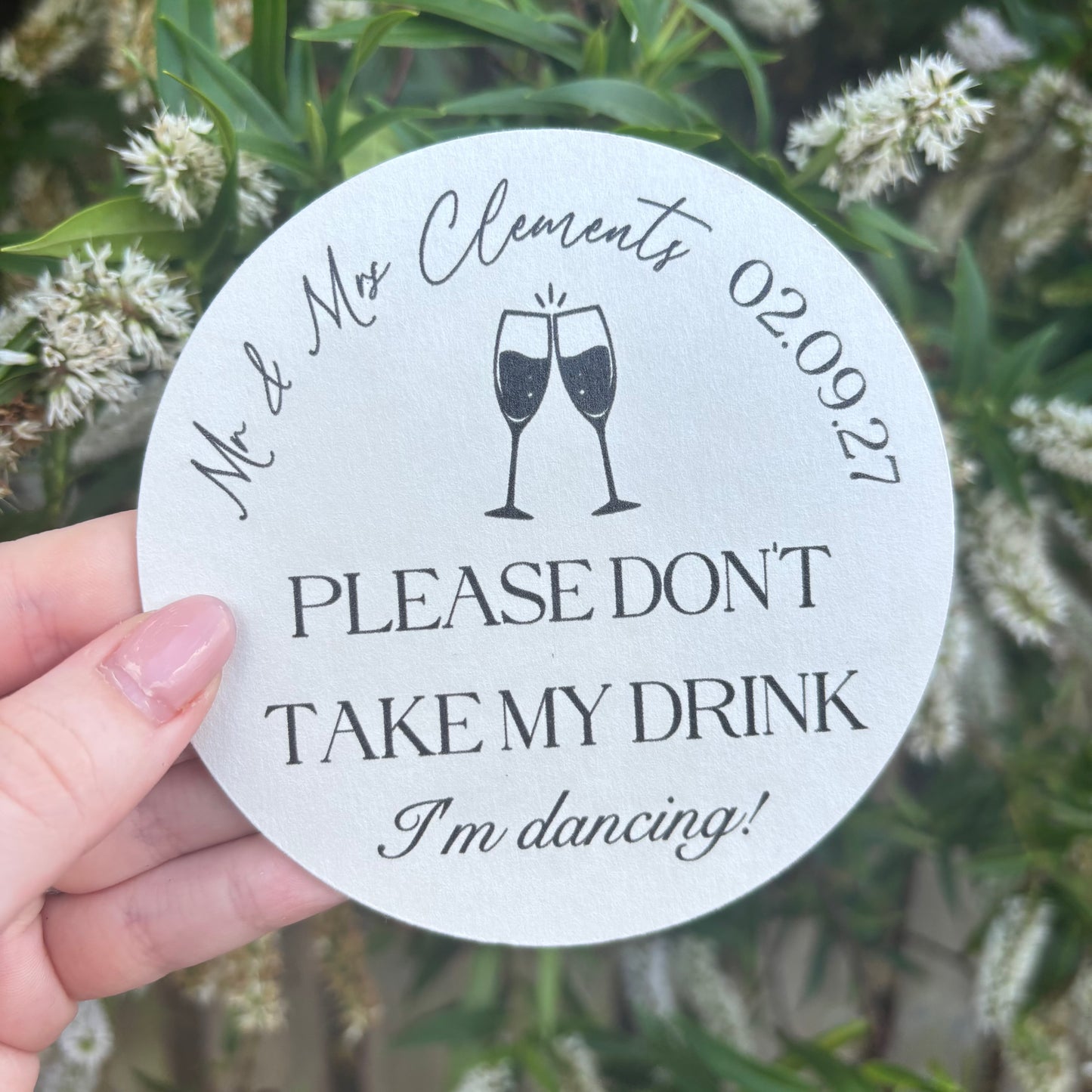 Personalised Drink Mat Coasters