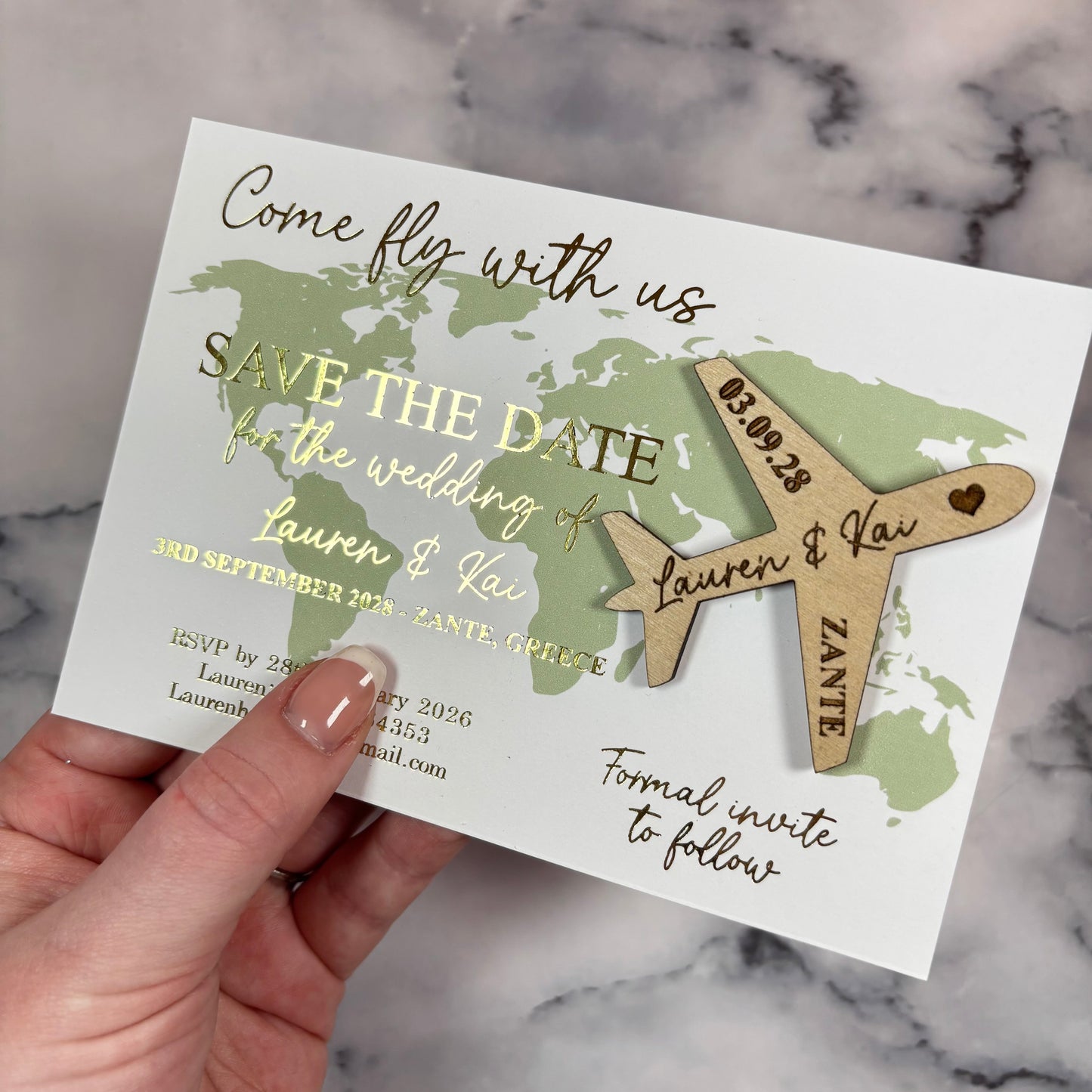 The Destination Keepsake Save the Date
