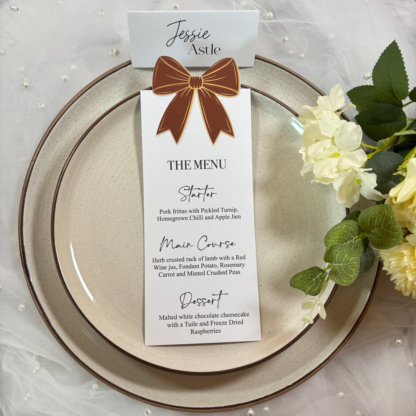 The Statement Bow Menu