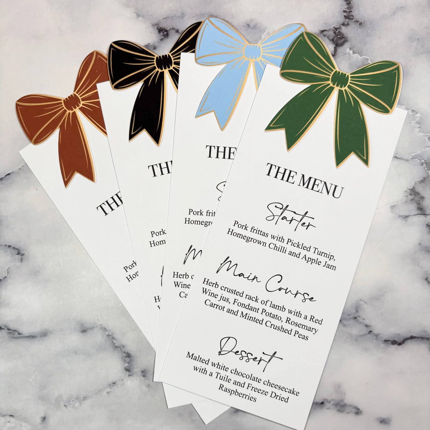 The Statement Bow Menu