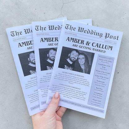 Wedding Newspaper