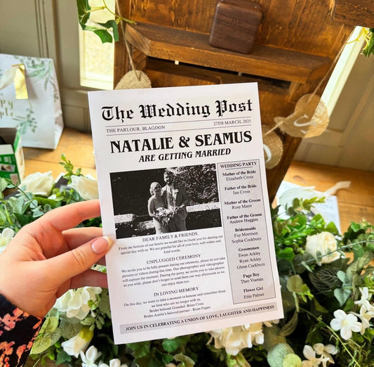 Wedding Newspaper