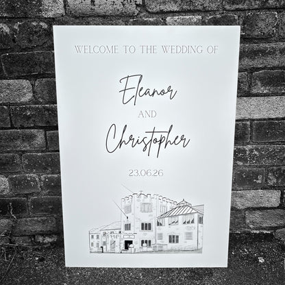 Welcome Sign | Large Foam-board Signage