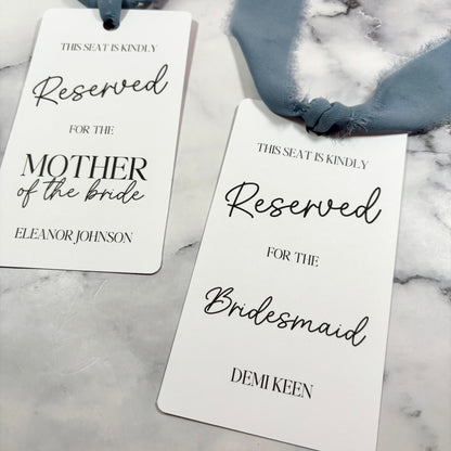 The Graceful Reserved Seat Tag