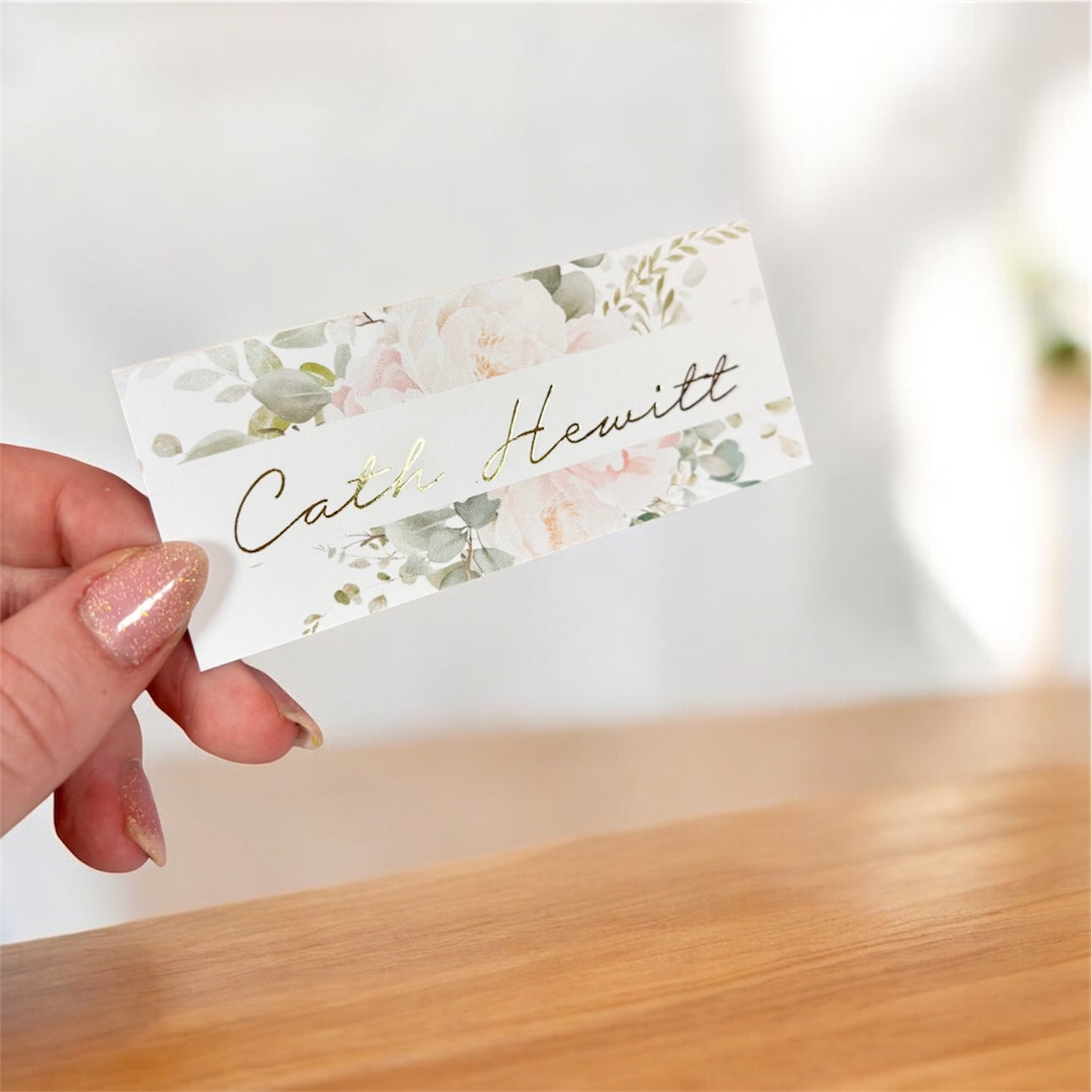 The Floral Band Place Card