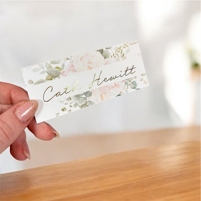 The Floral Band Place Card