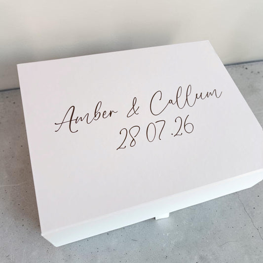 Wedding Keepsake Memory Box
