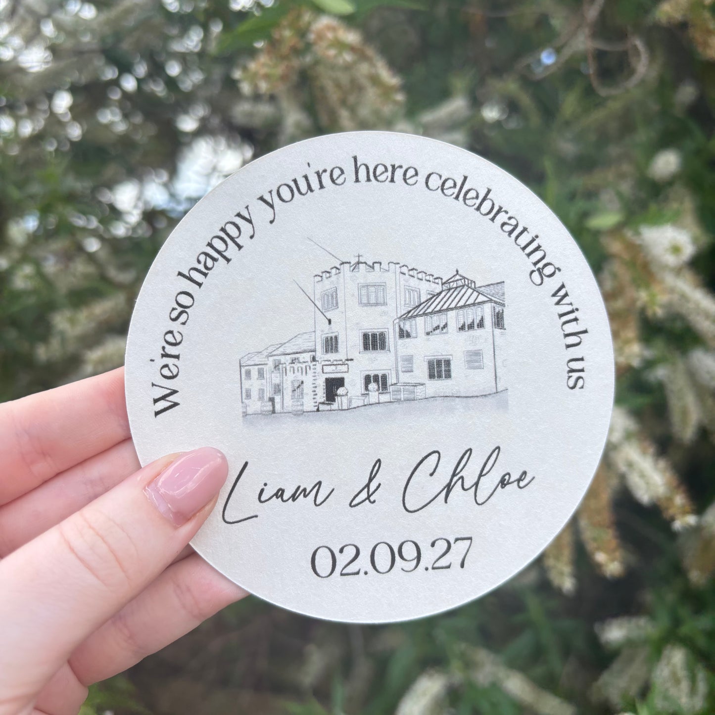 Personalised Drink Mat Coasters