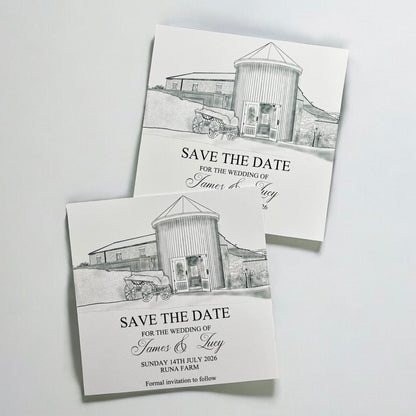 The Illustrated Venue Save the Date
