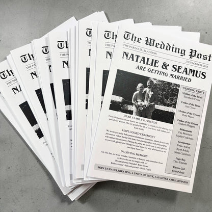 Wedding Newspaper