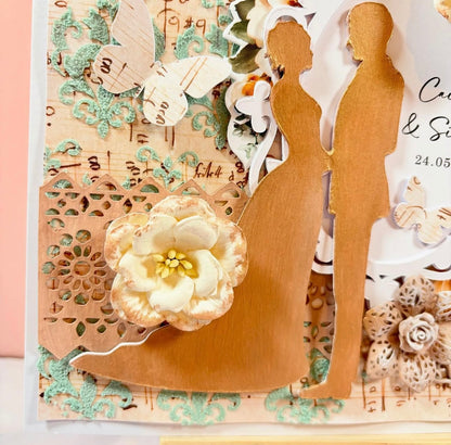 Handmade Keepsake Wedding Card