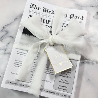 Wedding Newspaper