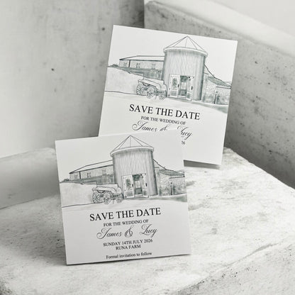 The Illustrated Venue Save the Date