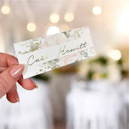 The Floral Band Place Card