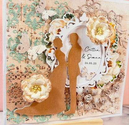 Handmade Keepsake Wedding Card