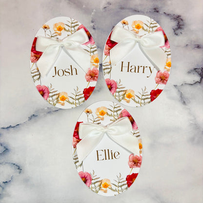 The Elegant Bloom Name Card