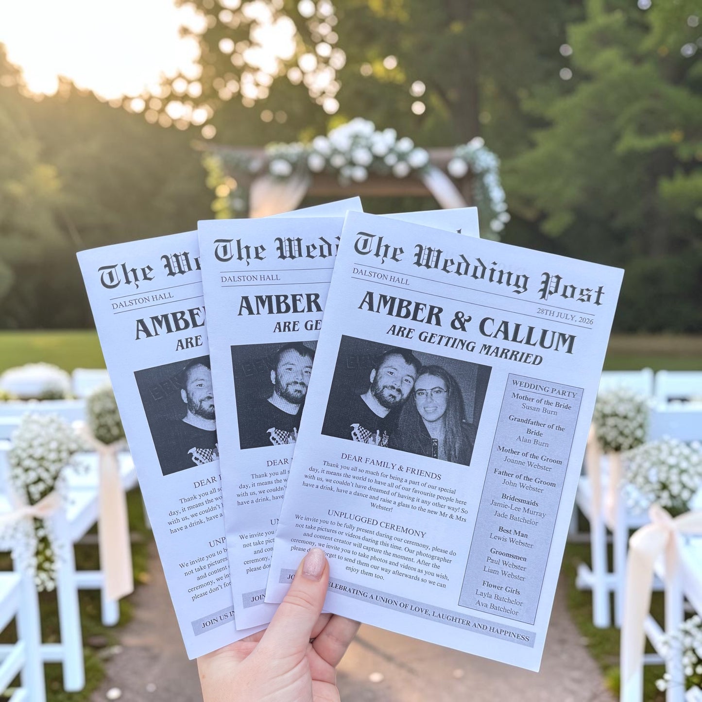 Wedding Newspaper