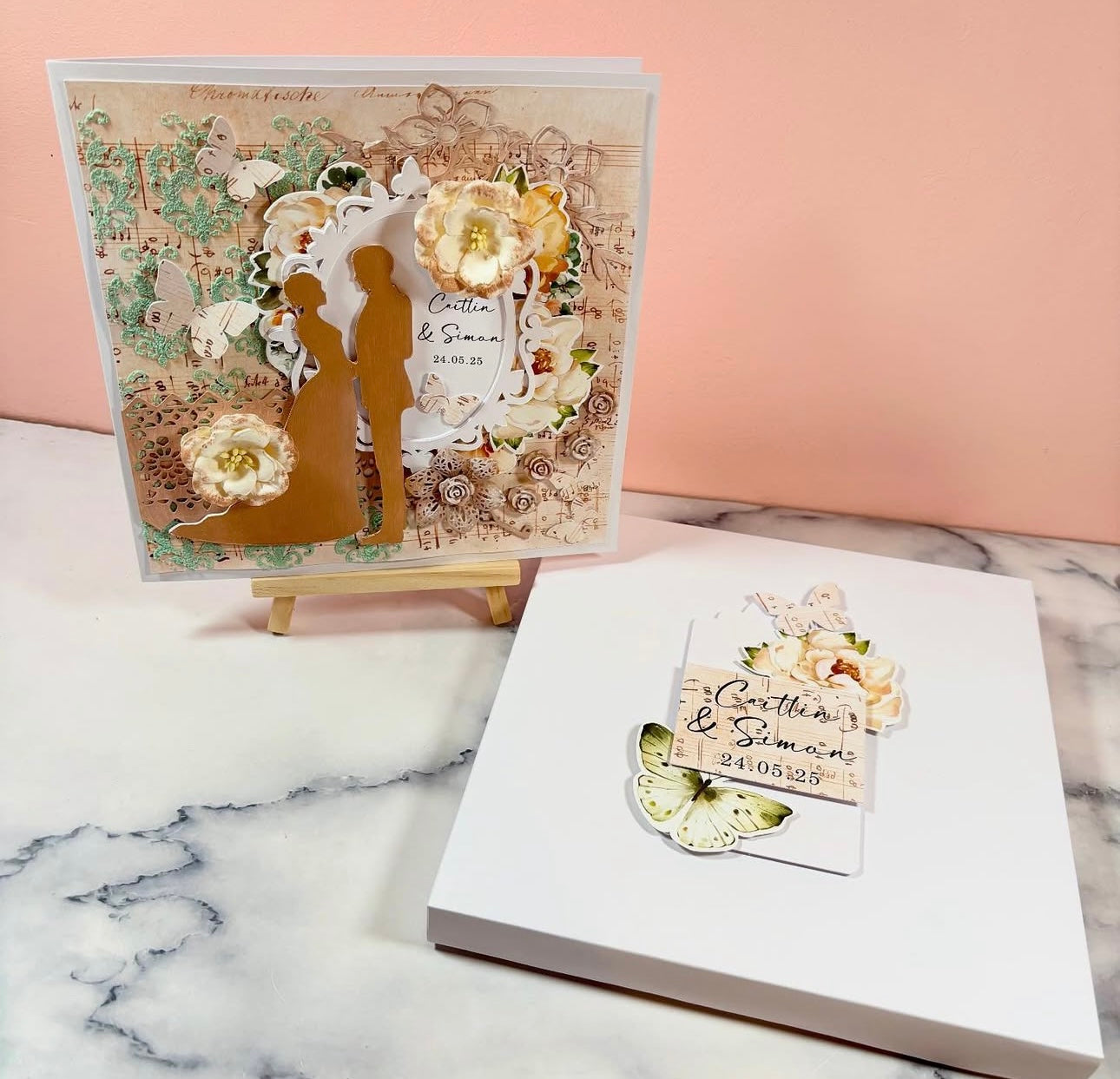 Handmade Keepsake Wedding Card