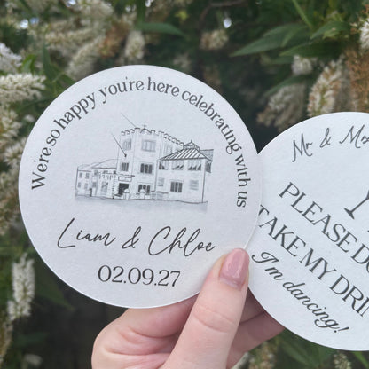 Personalised Drink Mat Coasters