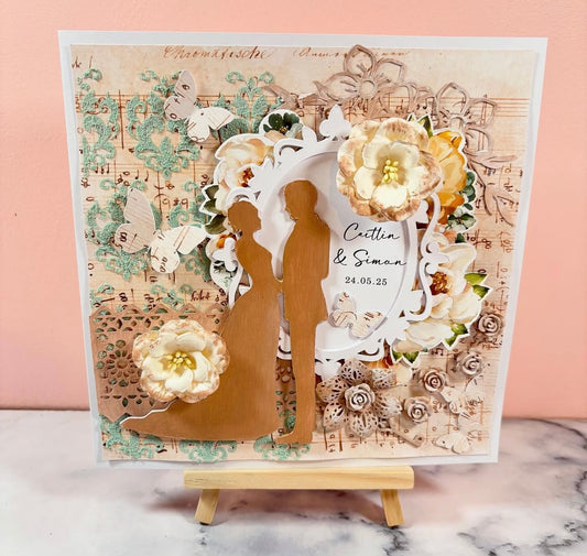 Handmade Keepsake Wedding Card