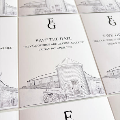 The Monogram Save The Date