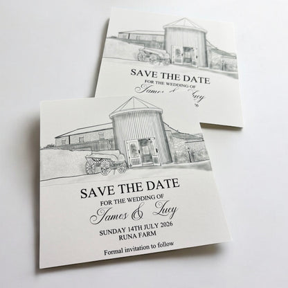 The Illustrated Venue Save the Date
