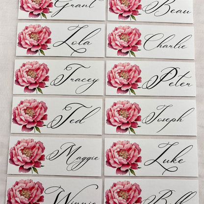 The Peony Bloom Place Card