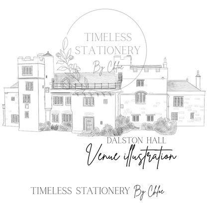 Dalston Hall, Carlisle Venue Illustration