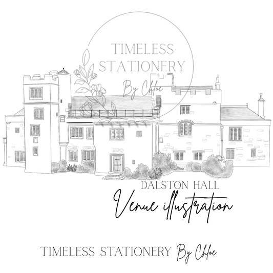 Dalston Hall, Carlisle Venue Illustration