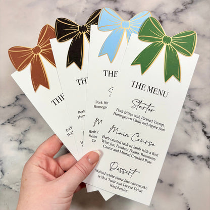 The Statement Bow Menu