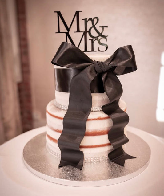 Mr & Mrs Cake Topper