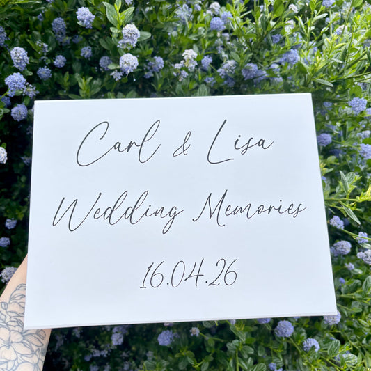 Wedding Keepsake Memory Box